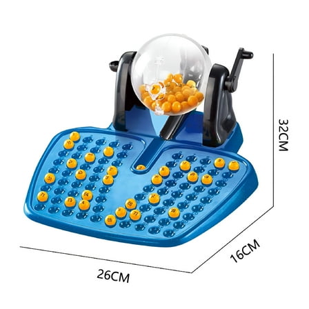 BESTSKY Large Bingo Lottery Game Set From The Rotary Cage Revolving Family