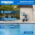 thumbnail image 6 of HYDROTOOLS By SWIMLINE 87625 Salt Water Chlorine Generator System For Pools Up To 25K Gallons, 13 Titanium Plates 1.6 Lbs CL Output, Universal Compatibility Easy Install Above & Inground Swimming Pool, 6 of 9