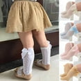 thumbnail image 5 of Baby Infant Girl Non-Slip Socks Knee High Lace Bow Princess Tights Stockings 0-3T, 5 of 5