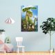 thumbnail image 4 of Gigantosaurus Cuadro decorativo colgante - Arte de pared - Póster enmarcado - Decoración de pared - Regalos para familia, amigos y aficionados 40*60 cm, 4 of 6