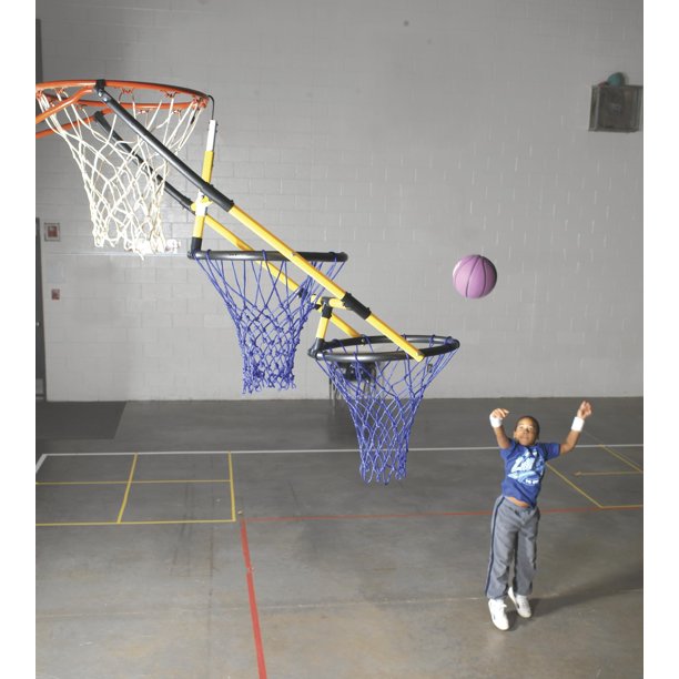Set de porterías de baloncesto Sportime Tierdrop con 2 aros