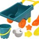thumbnail image 3 of Juguete de playa de arena para niños, juego de playa, cubo de arena, pala Carrito Cubo Verde, 3 of 4