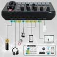 thumbnail image 4 of Podcast Equipment Bundle Condenser Microphone Audio Mixer Studio Recording Kit Muti-Functional Bluetooth BM800 Podcast Microphone Set, 4 of 10