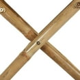 thumbnail image 3 of vidaXL Folding Director's Chairs 2 Pcs Outdoor Camping Chair Bamboo and Fabric, 3 of 9