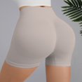 thumbnail image 5 of Gibobby Shorts Yoga Ropa deportiva para mujer, pantalones cortos deportivos para mujer, pantalones cortos deportivos de cintura ancha, pantalones de Yoga para mujer, deportes(Beige, S), 5 of 5