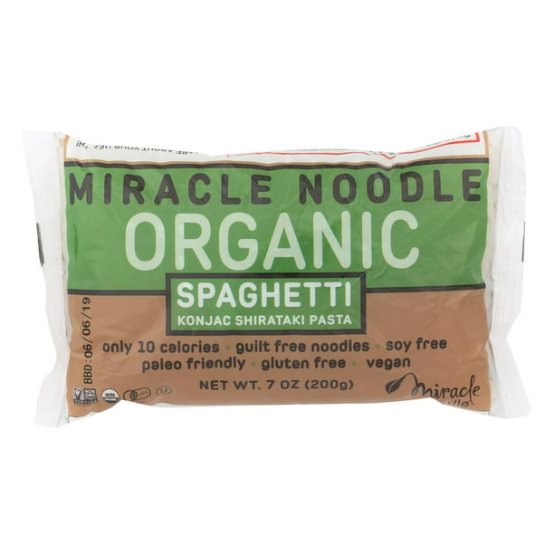 Miracle Noodle Shirataki Pasta Organic Spaghetti Case of 6 7 oz