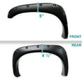 thumbnail image 4 of Spec-D Tuning 4PC Front + Rear Smooth Pocket Rivet Fender Flares Compatible with 2002-2008 Dodge Ram 1500, 2003-2009 Ram 2500 3500, 4 of 7