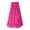 Rose Chaud, variante sur Jupe de Table Plissée en Denim pour Femmes Maillot de Bain Isolé Taille Haute Coupe Ajustée et Paillettes Patchwork en Maille Ligne A Gâteau Midi Noir Taille Unique