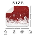 thumbnail image 4 of Red Christmas Snowflake Pattern Dish Drying Mat for Kitchen 1 Pack, Ultra Absorbent Microfiber Dishes Drainer Mats,16x18in(41x46cm), 4 of 6