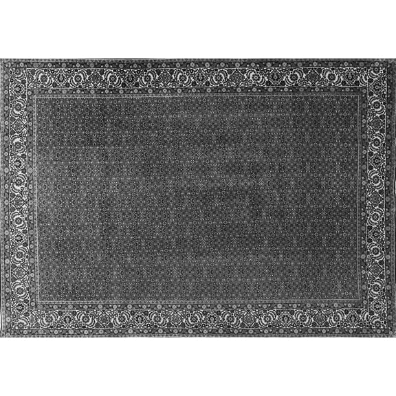Ahgly Company Indoor Rectangle Persian Gray Traditional Area Rugs, 5' x 7'