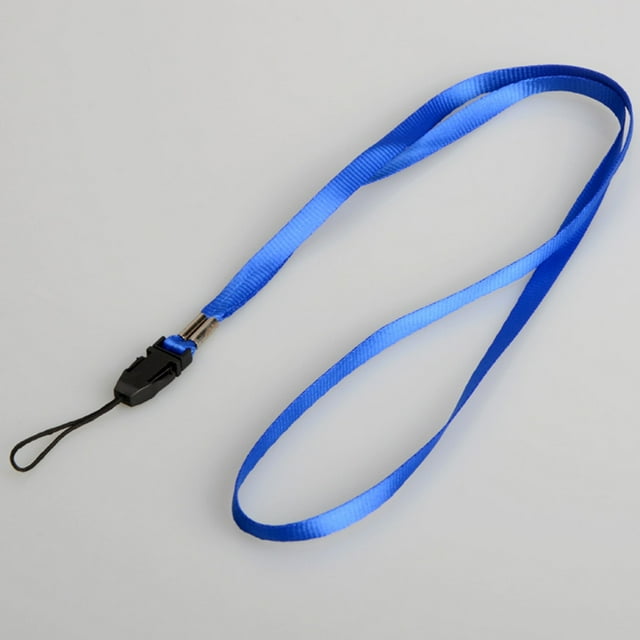 Neck Lanyards for ID Badge Holder Durable Flat Nylon Lanyard Strap for Name Tag, Keychains, Camera, Cellphone, Whistle. Green