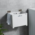 thumbnail image 1 of Fiudx Cesta de Ropa Plegable para Colgar En La Pared, Fácil de Instalar, Ahorra Espacio, Gran Capacidad, Material Pp Duradero, Ideal para Dormitorio, Baño o Dormitorio, 38 X 30 X 27,5 Cm., 1 of 6