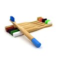 thumbnail image 2 of 8 Pcs Natural Bamboo Toothbrush Eco Friendly Round Handle Toothbrushes With Nylon Bristles (mixed Color), 2 of 3