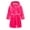 A01-Hot Pink, variant on Toddler Boys Girls Sleepwear Baby Hooded Thick Warm Flannel Bathrobe Night Robe Pajamas Stylish Child Outwear Sleepwear for 2-12 Years (A01-Brown,5-6 Years)