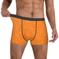 thumbnail image 2 of Kdxio Men's Boxer Briefs with Orange Glitter2 Print - Comfortable and Breathable Underwear for Everyday Wear, 2 of 7
