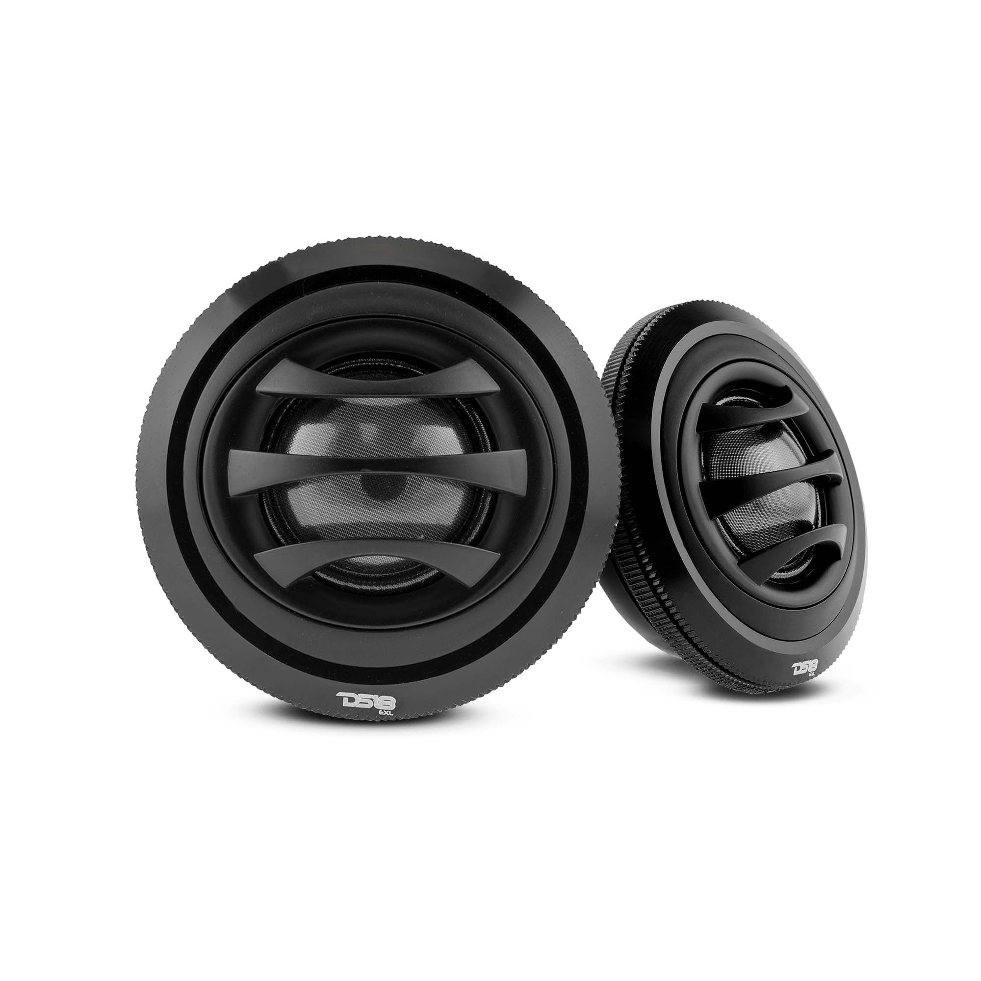 DS18 2.5" Tweeters 1" Voice Coil Silk Dome Tweeters 100W Max Pair EXL