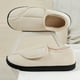 thumbnail image 4 of Zapatos para Sin Cordones Casa Hombres Gamuza Antideslizante Cómodo Cálido Felpa Interior/Exterior Pies Diabéticos Hinchados, 4 of 9