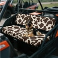thumbnail image 3 of Uorisanigo UTV Seat Cover, Brown Cow Print Mule Seat Cover Protector Suitable for Kawasaki Mule 4010 4x4 FE 2025 2023 2022 2021, Windproof All Weather Bench Seats Covers UTV Accessories, 3 of 7