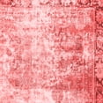 thumbnail image 1 of Ahgly Company Machine Washable Indoor Square Abstract Red Modern Area Rugs, 4' Square, 1 of 4