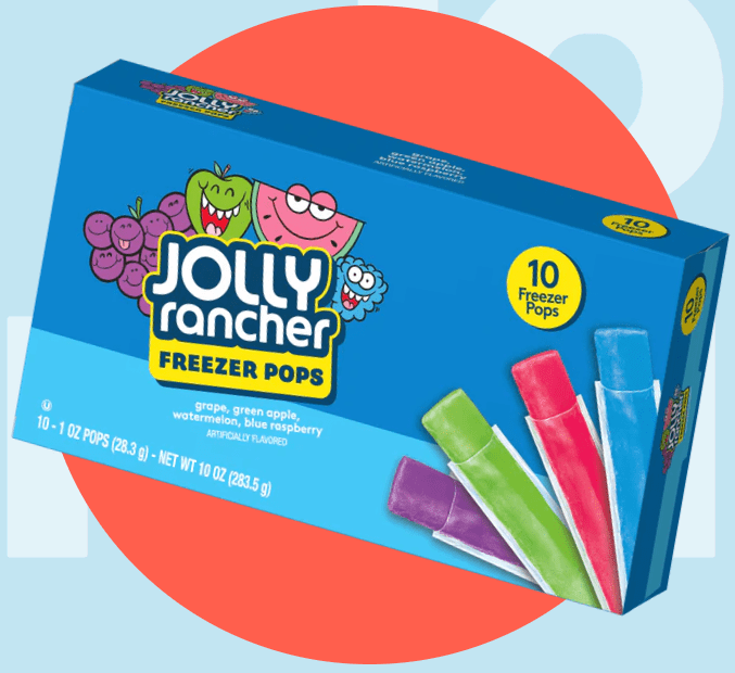 Jolly Rancher Freezer Pops, 1 oz 10 Count, 10 oz Box