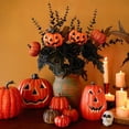 thumbnail image 7 of Halloween Pumpkin Bouquet with Spooky Accents, Artificial Floral Arrangement for Fall Home Decor, Rustic Autumn Table Centerpiece, Seasonal Decorations, 7 of 7