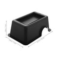 thumbnail image 2 of Hytrove Accesorio Para Terrario En Plástico Negro Con Comedero Para Reptiles Y, 2 of 8