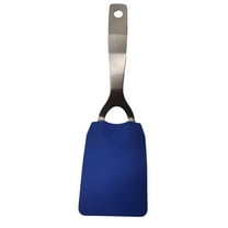 Chef Craft 10" Stainless Steel Handle Flexible Nylon Head Turner Spatula - Blue 3 Pack