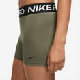 thumbnail image 4 of Nike Womens Pro 3" Shorts (Medium Olive/Black/Black, Large), 4 of 4