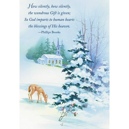 DaySpring How Silently/Deer Card, 18ct