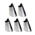 thumbnail image 1 of FRCOLOR Outils en Pin 5 Pcs Protège-Doigts Réglable en Acier Inoxydable Dispositif Manuel d'Épluchage de Haricots Outils de Cuisine Pratiques pour Couper Éplucher Couper en dés Écosser,1.57"X0.98"X0.98 Pouces, 1 of 5