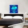 thumbnail image 2 of ARTCANVAS Blue Opal Precious Stone Jewel Gemstone Canvas Art Print - Size: 26" x 26" (0.75" Deep), 2 of 9