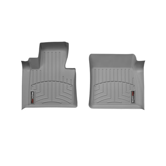 WeatherTech Custom Fit FloorLiners compatible with 2003-2006 Land Rover Rover Range Rover - 1st Row (Driver & Passenger), Grey