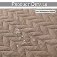 thumbnail image 5 of Skksst Waterproof Recliner Chair Cover Non-Slip Quilted Furniture Slipcover Reclining Sofa Couch Protector, 5 of 7