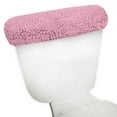 thumbnail image 3 of HOME WEAVERS Waterford Collection Cotton Toilet Tank Cover, 10" x 22", Pink, 3 of 9