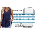 thumbnail image 6 of MOSHU Womens Tank Tops Eyelet Sleeveless Tops for Women Dressy V Neck Babydoll Tank Tops Flowy Summer Shirts, 6 of 9