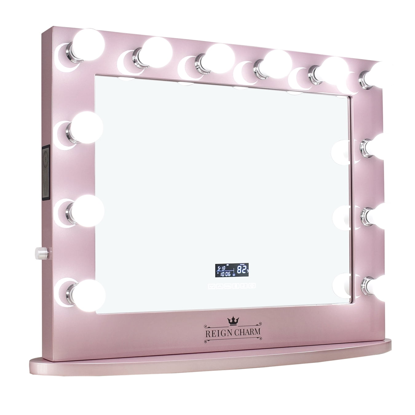 ReignCharm Hollywood Vanity Mirror with Bluetooth Speakers, 12 LED