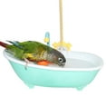 thumbnail image 4 of Plastic Pet Parrot Bathtub with Electric Shower for Summer, Promoting Healthy Bathing Habits, 4 of 9