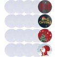 thumbnail image 1 of Sublimation Blanks White Coasters,20 Pcs 4 Inch Blank Round Rubber Soft Bar Coasters for Company Shop Bar Cafe Printing Photo Logo, 1 of 6