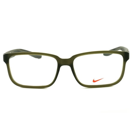 Image of Nike Men Eyeglasses EV7102 310 Khaki Frames 55 15 140 Rectangle