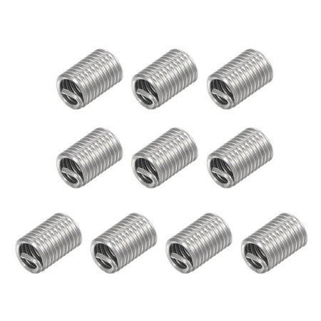 

Uxcell 1/4-20 UNC 2.5D 304 Stainless Steel Wire Thread Inserts Screw Repair Sleeve 10 Pack