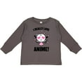 thumbnail image 3 of Inktastic I Really Love Anime with Cute Anime Cat and Hearts Boys or Girls Long Sleeve Toddler T-Shirt, 3 of 5
