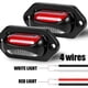 thumbnail image 2 of 8 lámpara de placa de matrícula LED 12V 24V lámpara de liquidación de camión accesorios de coche de doble color, 2 of 5
