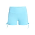 thumbnail image 5 of No Boundaries Ruched Side Bike Shorts, 4" Inseam, Women’s XXS-XXL, 5 of 5
