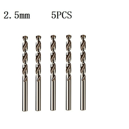

5Pcs Hss M35 Cobalt Drill Bit 1-4Mm For Stainless Steel Metal Wood Hole Cutter