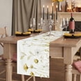 thumbnail image 2 of Table Runners 72 Inches Long Dress Scarves, Yellow Spring Floral Farmhouse Kitchen/Dining Table Runner, Coffee Tablerunners, Summer Flowers Botanical Elegant 14x72 Inch, 2 of 9