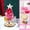 Pink, variant on Christmas Tree Stems Decorations,Miniature Christmas Tree,Snow Frosted Cedar Tower Style Christmas Decoration,Holiday Decoration for Desktop Party Displays,20ml(Material Package),Green