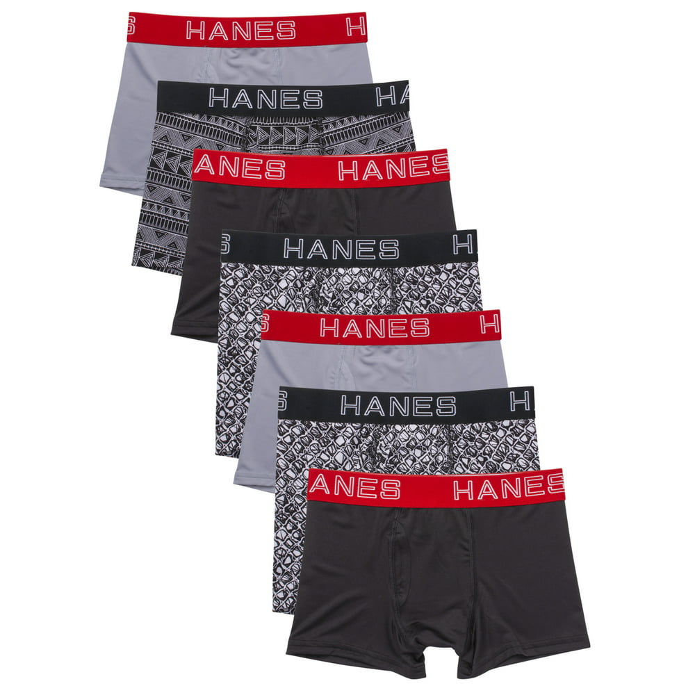 Hanes - Hanes Boys' Underwear, Stretch X-Temp Boxer Briefs 5+2 Bonus ...