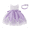 Purple, variant on IBTOM CASTLE Baby Girls Formal Dress Lace Bowknot Baptism Embroidery Princess Birthday Wedding Flower Tutu Gown with Headwear 9-12 Months Dark Purple