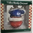 thumbnail image 2 of Vintage Design Fabric Mache Roly Poly Fabric Mache Ornament Old World Santa 5.5 Inch, 2 of 2