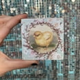 thumbnail image 2 of Chick Vintage Wooden Block Sign | Square Easter Spring Wall Desk Decor | 3" x 3", 2 of 8